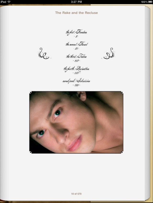 The Rake and The Recluse illustrated romance, screenshot