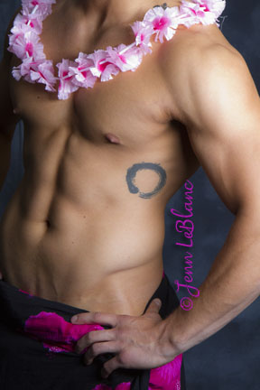 Derek Hutchins as samoan by Jenn LeBlanc